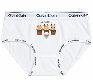 شورت زنانه نخی با کش پهن کلوینcalvin klein