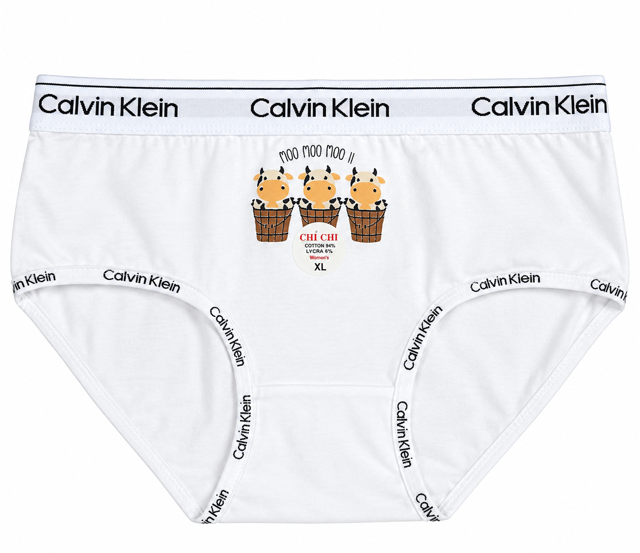 شورت زنانه نخی با کش پهن کلوینcalvin klein